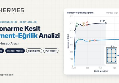 Betonarme Kesit Moment–Eğrilik Analizi: Online Hesap Aracı (TBDY 2018, Mander Modeli)